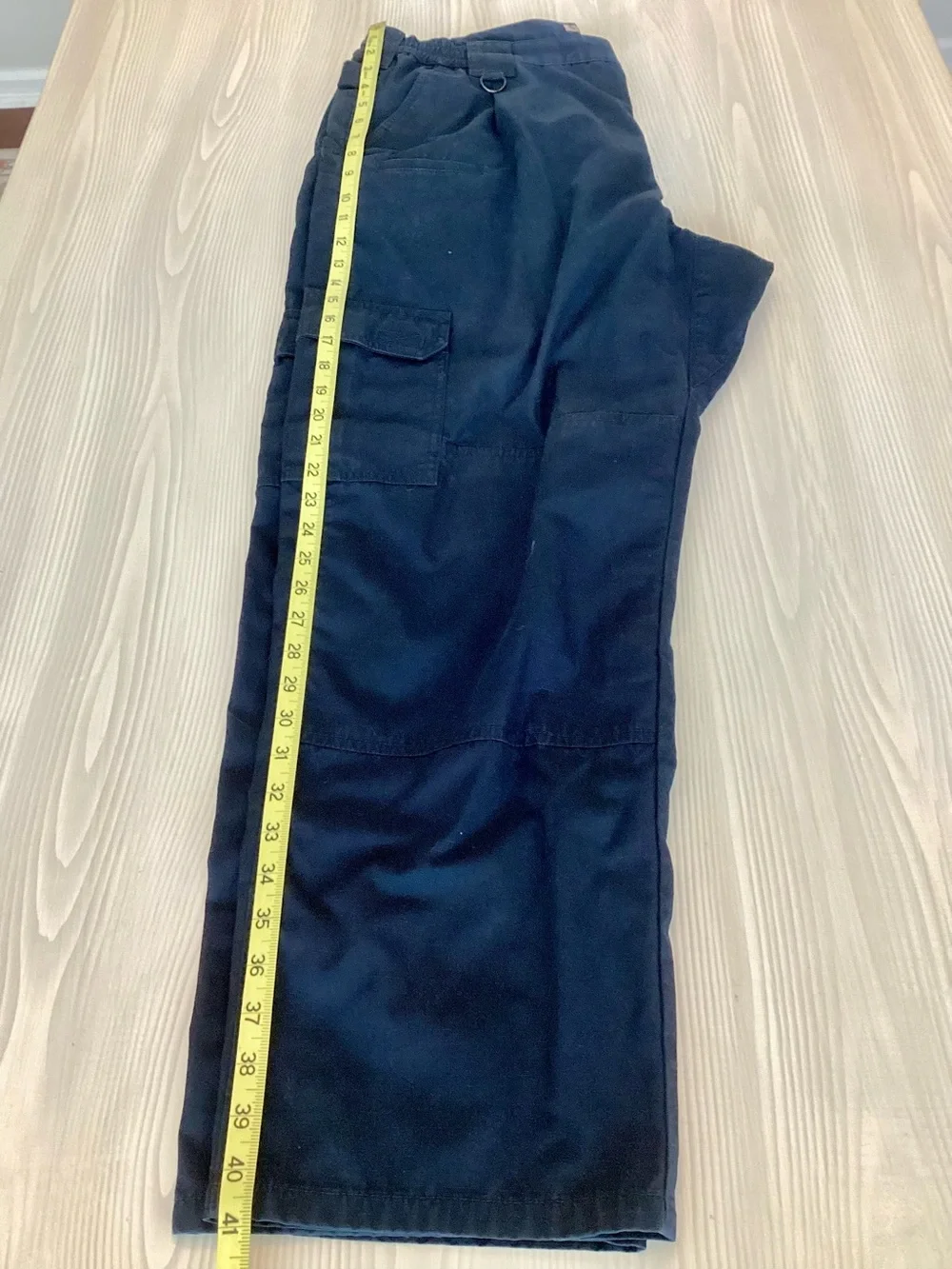 5.11 Tactical Men's Cargo Pants Navy Blue Altered Fits 36x29.5 (Tag 40x30)